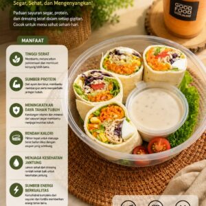 Salad Wrap – Salad Sayuran Hidroponik by Teh Nong